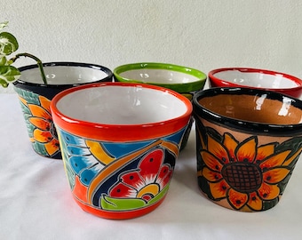 Talavera flower pots