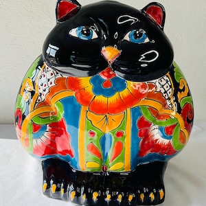 Maceta talavera gato