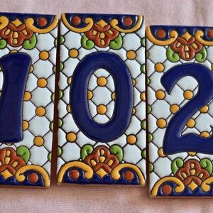 Talavera House Numbers