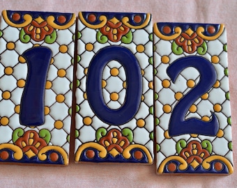 Talavera House Numbers