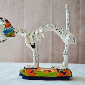 Hand painted Cat Skeleton