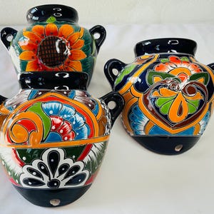 Talavera wall flower pot