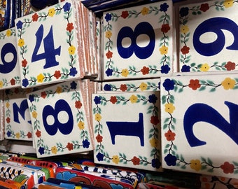 Talavera House Numbers