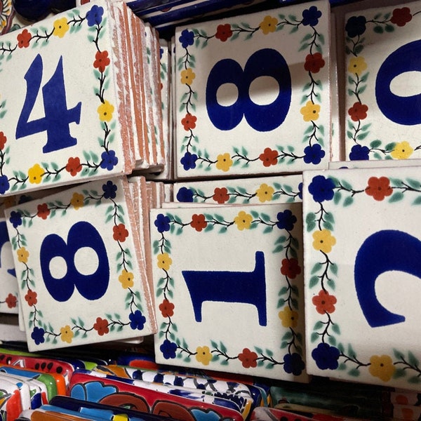 Talavera House Numbers