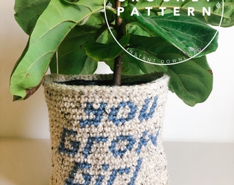 You Grow Girl Basket CROCHET PATTERN