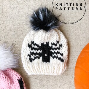 Knitting PATTERN Bundle "Spooky Spider", ALL SIZES (3 Patterns, 7 Sizes)