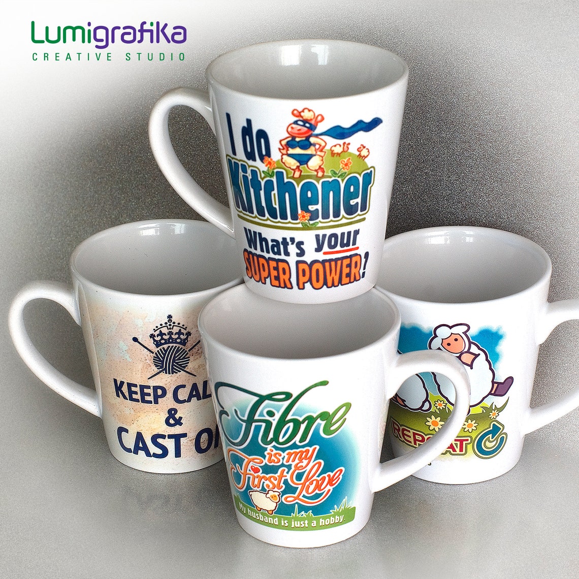 Novelty Mugs for Spinners Knitters Weavers and Crocheters Etsy Australia