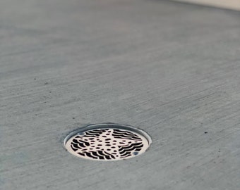 NDS Outdoor Drains, Starfish Design by Designer Drains, 3 & 4 Inch Available.