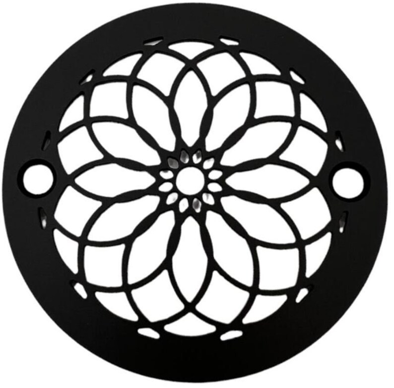 Shower Drain Cover 3.25 Round Shower Drain Mandela by Etsy