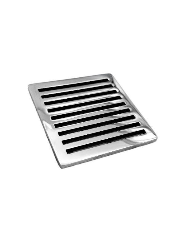 Umbra Meridian Sink Strainer – Flexible Rubber Drain Cover, Smoke Color, 5.75-Inch Diameter