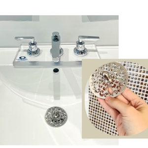 Kitchen Sink Strainer, Fleur De Lis Design by Designer Drains, Jewelry For Your Sink