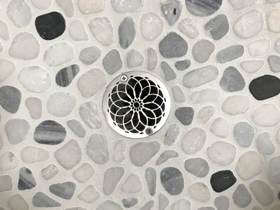 Shower Drain, 3.25 Diameter, Octopus Design by Designer Drains 