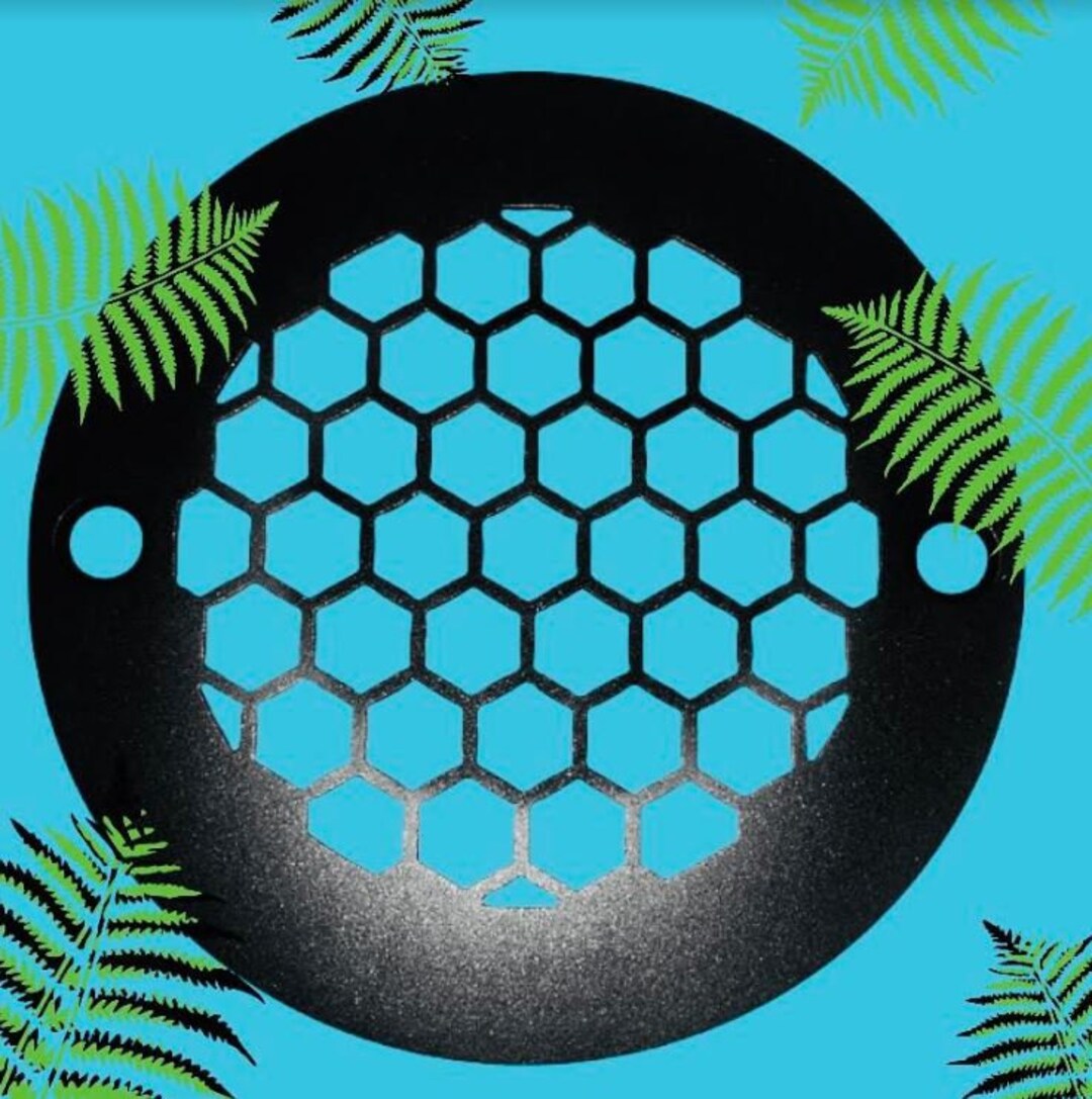 4 Inch Round Shower Drain Cover Design by Designer Etsy