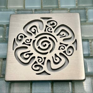 Square Shower Drain Replacement for EBBE, Cholollan Design
