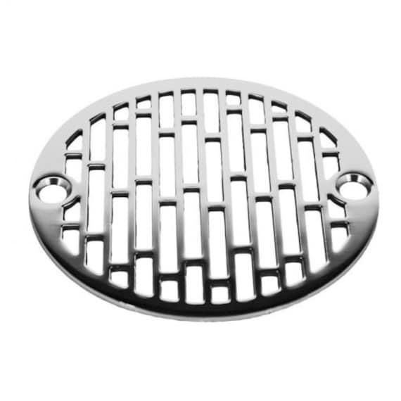 4 Inch Round Shower Drain Cover, Nature Bubbles, Designer Drains