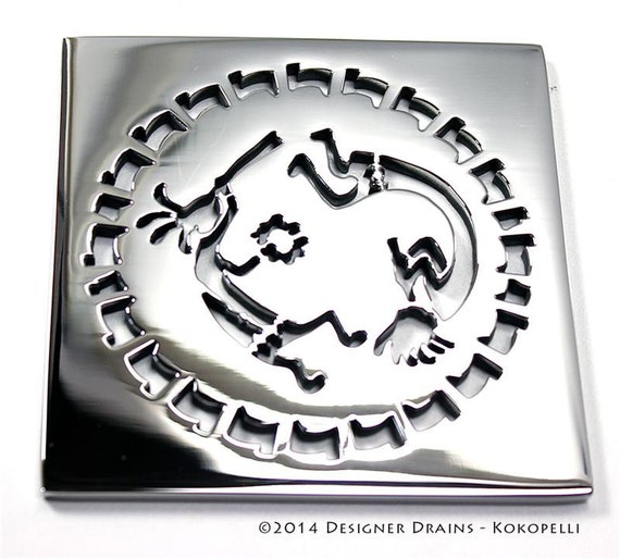 Ebbe Shower Drain Replacement Cover Designer Drains Kokopeli Etsy
