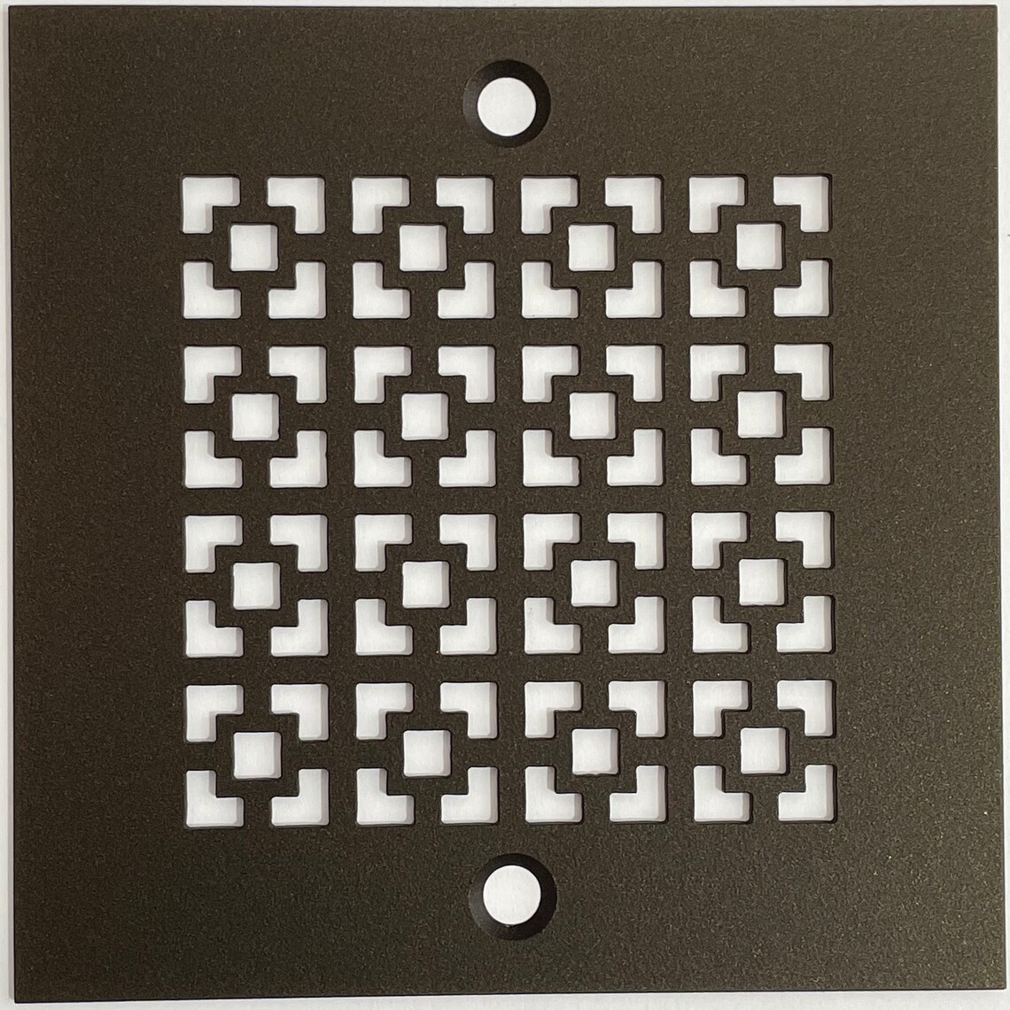 4 Inch Square Shower Drain Cover Geometric Squares No. 1 by Etsy