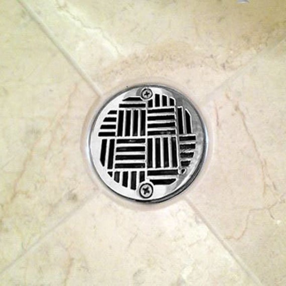 3.25 Inch Round Shower Drain Cover, Octopus Design