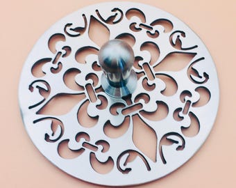 Kitchen Sink Strainer, Fleur De Lis Design by Designer Drains, Jewelry For Your Sink