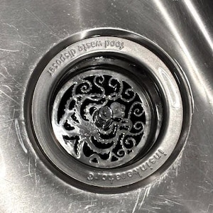 Octopus Kitchen Sink Strainer - Stainless Steel Sink Stopper - Designer Drains