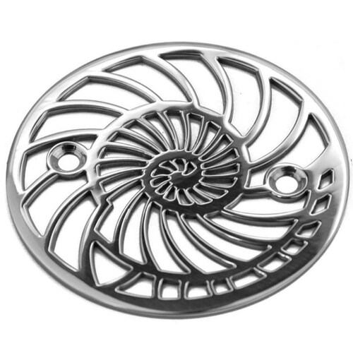 4 Inch Square Shower Drain Cover Nautilus by Designer Drains Etsy