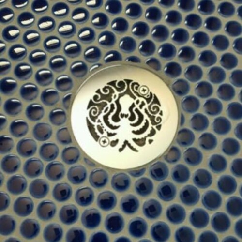 4 Inch Square Shower Drain Cover Octopus by Designer Drains Etsy