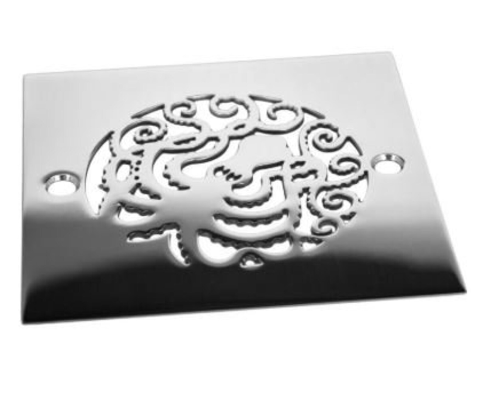 4 Inch Square Shower Drain Cover Octopus by Designer Drains Etsy