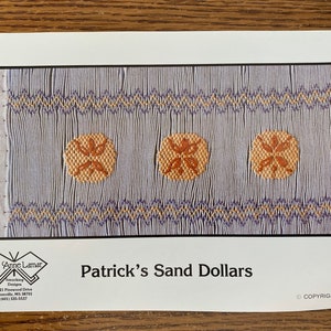 Patrick’s Sand Dollars  Smocking Plate