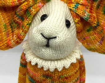 Bunny Knit Wool Hand Dyed Plush