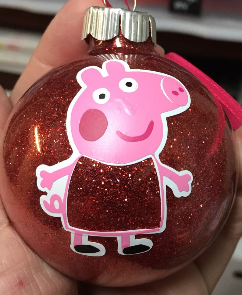 Peppa Pig Ornament Two Ways Etsy