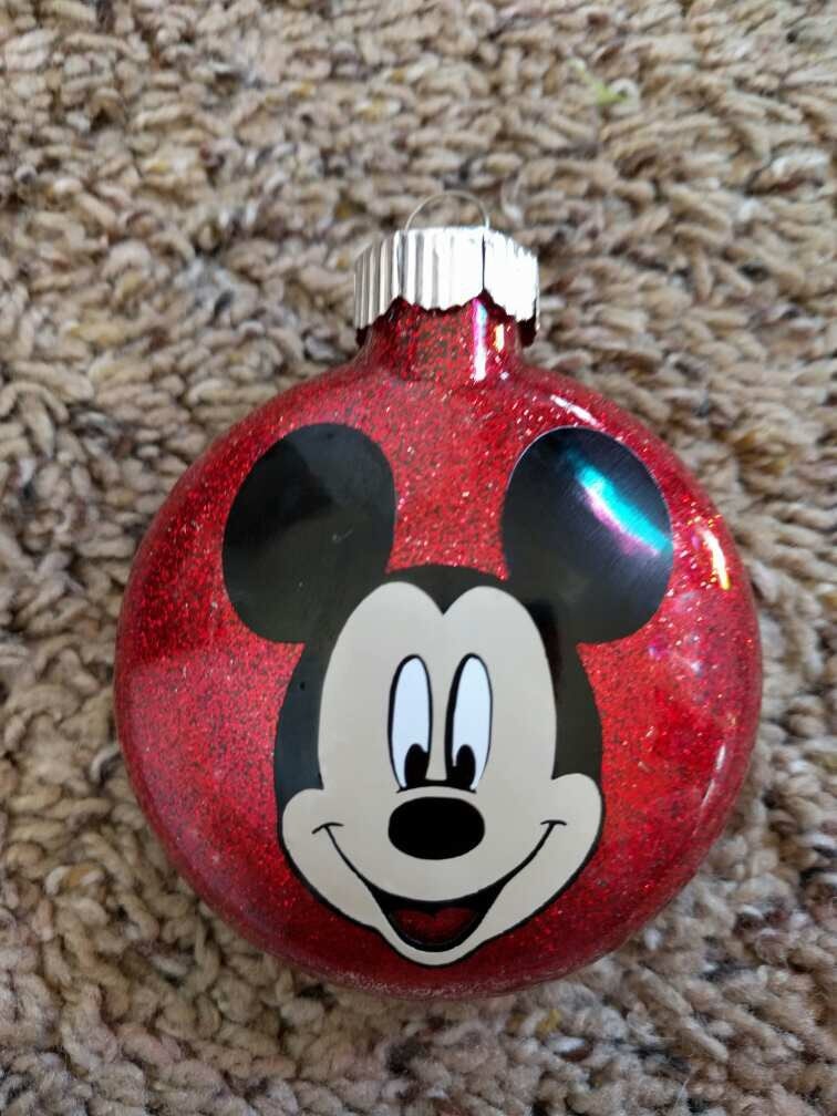 Mickey Mouse Christmas Ornament Etsy