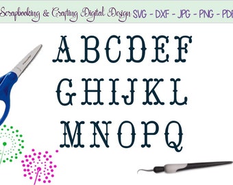 Fishtail SVG font Tuscan font western fonts svg file cameo fonts Alphabet Silhouette font dxf font cricut studio font cutable
