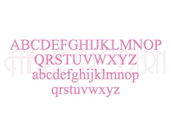 TYPEWRITER FONT Embroidery Design embroidery fonts sized for vine split monogram (#494) #560