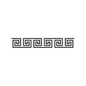 Machine Embroidery Design Greek Border Monogram Frame Five Sizes ...