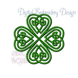 Shamrock knot Machine Embroidery Design #1039