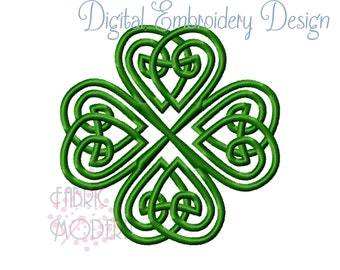 Shamrock knot Machine Embroidery Design #1039