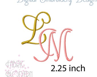 MONOGRAM Embroidery Font Design #1090