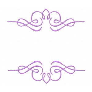 Embroidery Design  fancy ornamental flourish  monogram frame  monogram border #282
