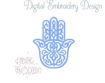 HAMSA Maschinenstickerei Design Yoga Design digital