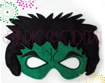 Superhero Felt Mask Embroidery Design - Easy In-The-Hoop for Kids