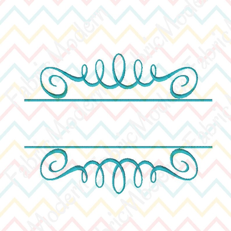 DELADE MONOGRAMRAMAR Maskinbroderidesign Set med 4 ramar i två storlekar vardera bild 3