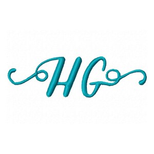 MONOGRAM Embroidery Font Design, two letter fancy alphabet, BX, Left and Right, #457