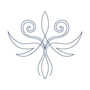 Western Cowboy Boot Toe Stitch Pattern Machine Embroidery Design - 6 Sizes  #1103