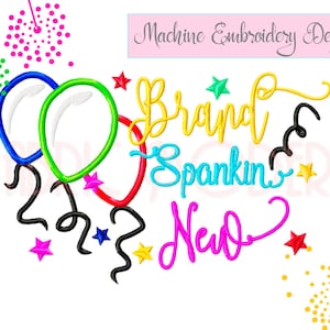 New Baby Applique&#39; Machine Embroidery Pattern: 5x7, 6x8 (Digital Download)