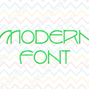 MODERN EMBROIDERY FONT Design  two sizes  1.5 inch and 2 inch alphabet  #476