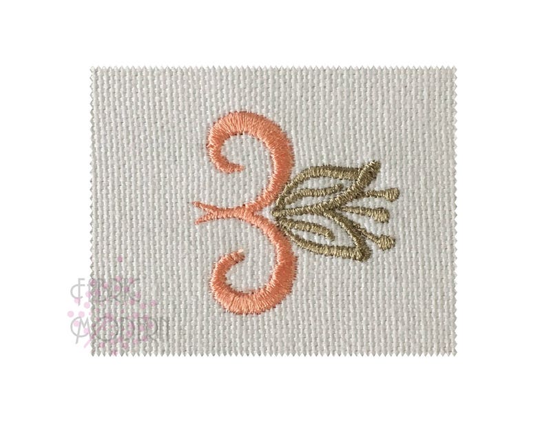 Easter Lily Monogram frame embroidery design Easter design Monogram border font frame Art Deco Design BX PES #954