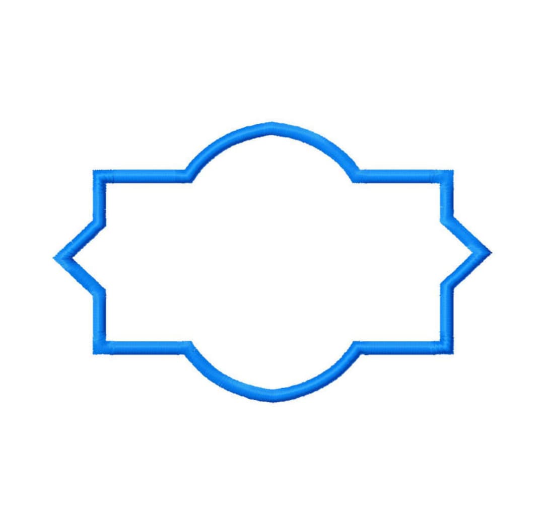 Applique Border Machine Embroidery Design Name Border Monogram Borders