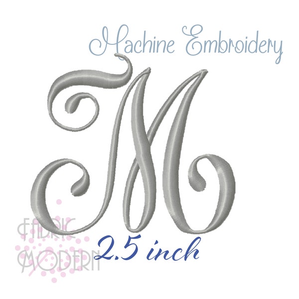 Script Mariage MONOGRAM Broderie Police #1107