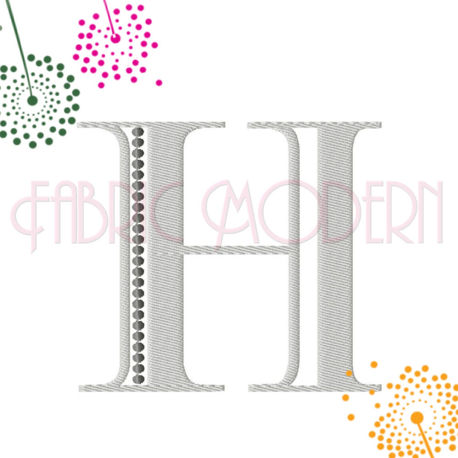 MONOGRAM Two Color Font Embroidery Three Sizes Bx Monogram Alphabet 3 3 ...