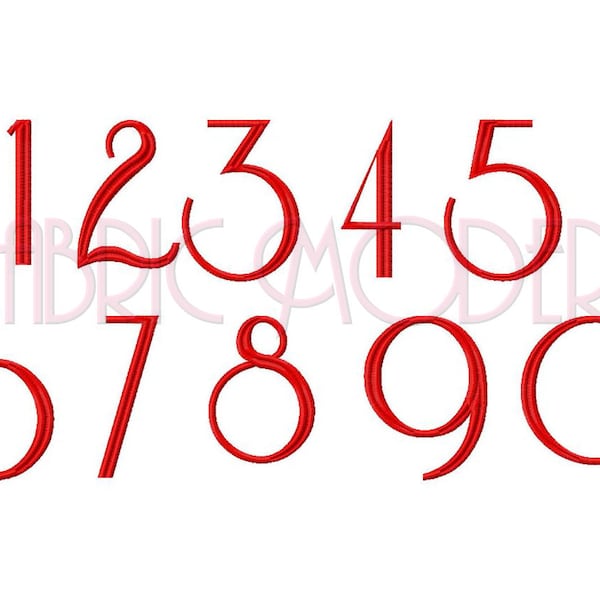 Embroidery Numbers - Etsy